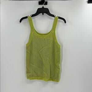 Nic+Zoe Women's Mesh Stitch Tank Top - Grasshopper - XS - New with tags
